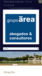Mobile Screenshot of grupoarea.es